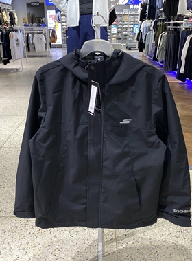 斯凯奇男装新款户外保暖运动休闲连帽夹克外套P425M213-L424M040