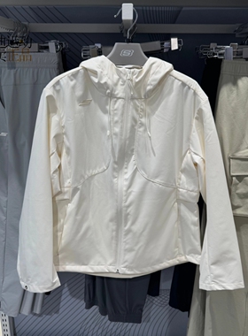 Skechers/斯凯奇女新款运动休闲连帽夹克外套P325W067-0018
