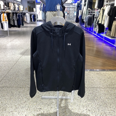 安德玛UA女连帽夹克外套