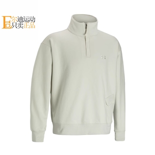 273 2拉链训练运动休闲抓绒立领套头卫衣1387976 UA安德玛男新款