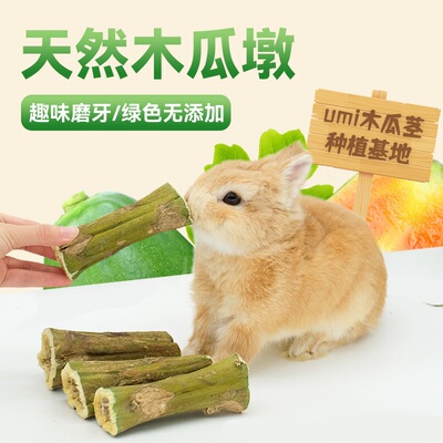 UMI兔子木瓜墩宠物磨牙零食