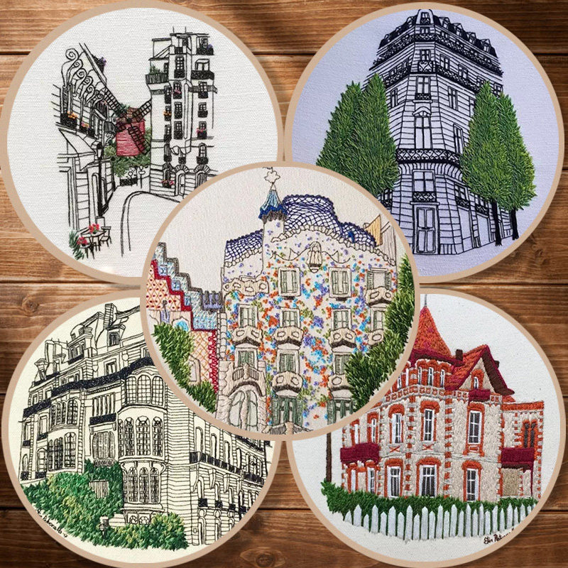 diy材料包建筑主题初级新手教程