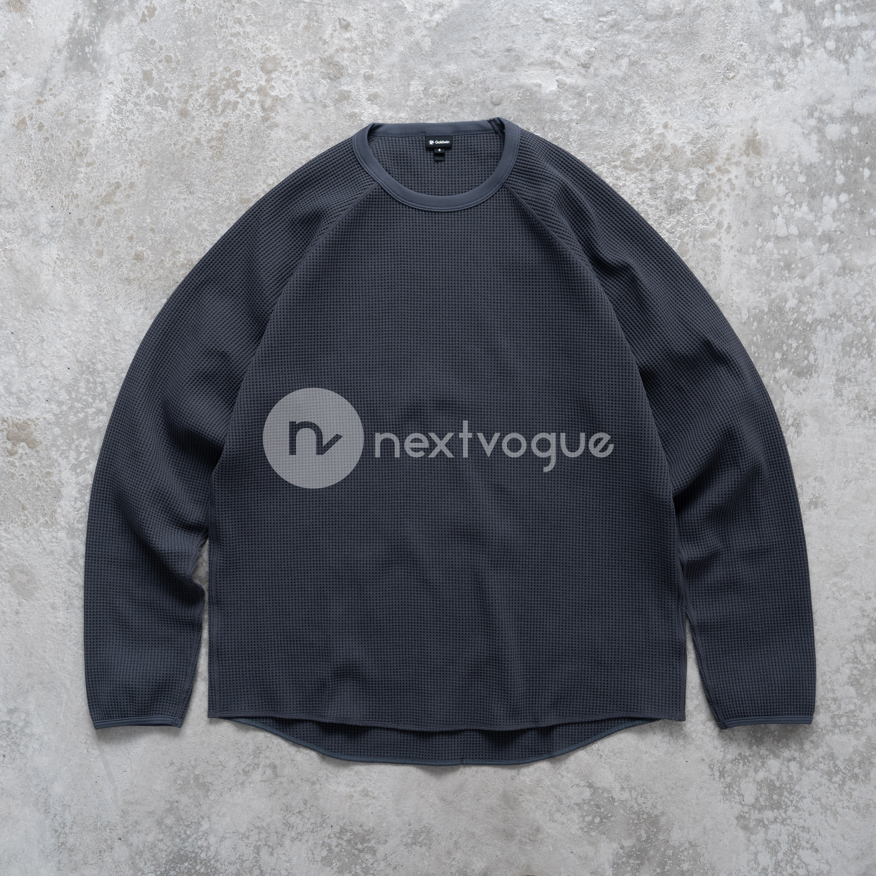 【NextVogue】Goldwin WF Light L/S T-shirt 华夫格轻质长袖T恤 男装 T恤 原图主图