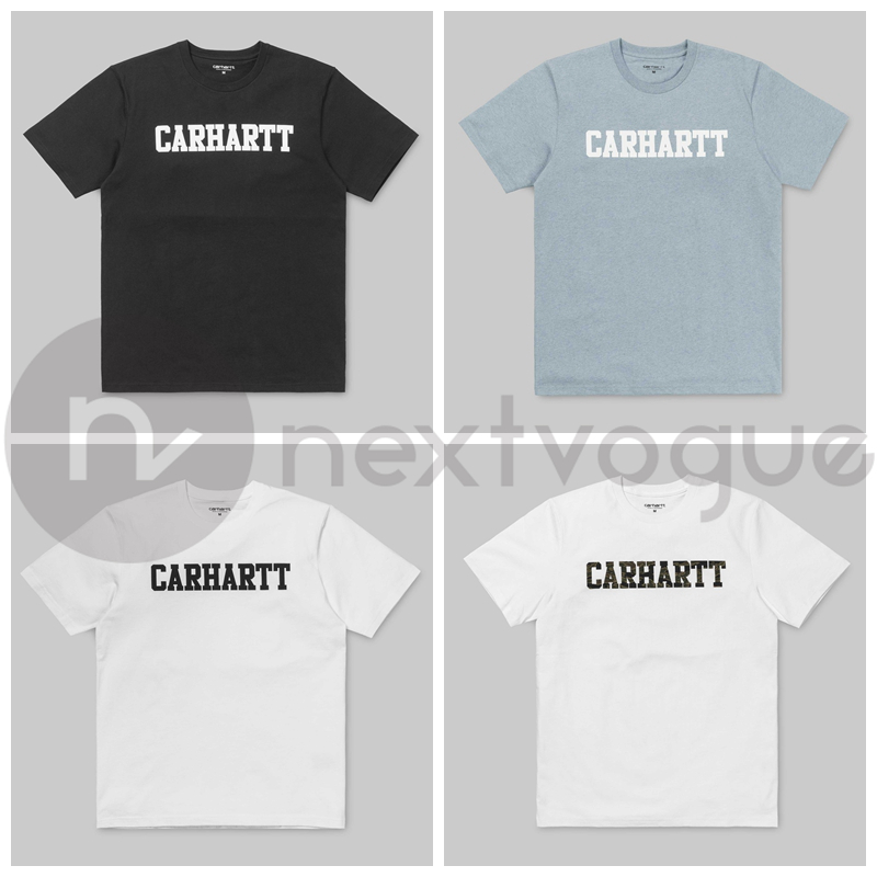 【NextVogue】carhartt wip college t-shirt 字母logo 短袖四色