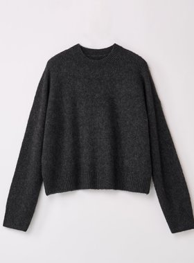 【弓ECHO】丝羊绒羊毛衫长袖圆领长袖软糯羊毛羊绒显瘦打底衫