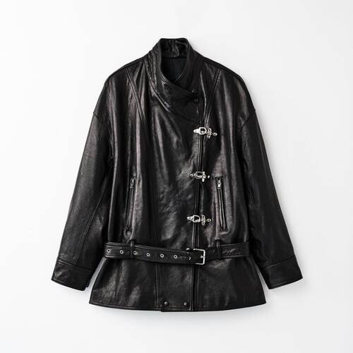 西班牙绵羊皮飞行员皮衣外套