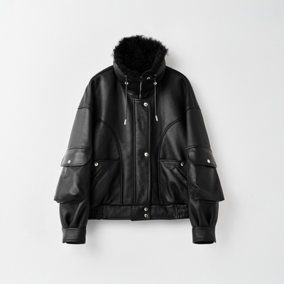 西班牙小美利奴羊皮毛一体外套