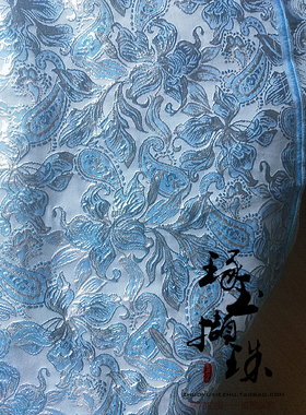 琢玉撷珠 霹雳布袋戏 新版 天迹 神毓逍遥 替代料 蓝色 COS 布料