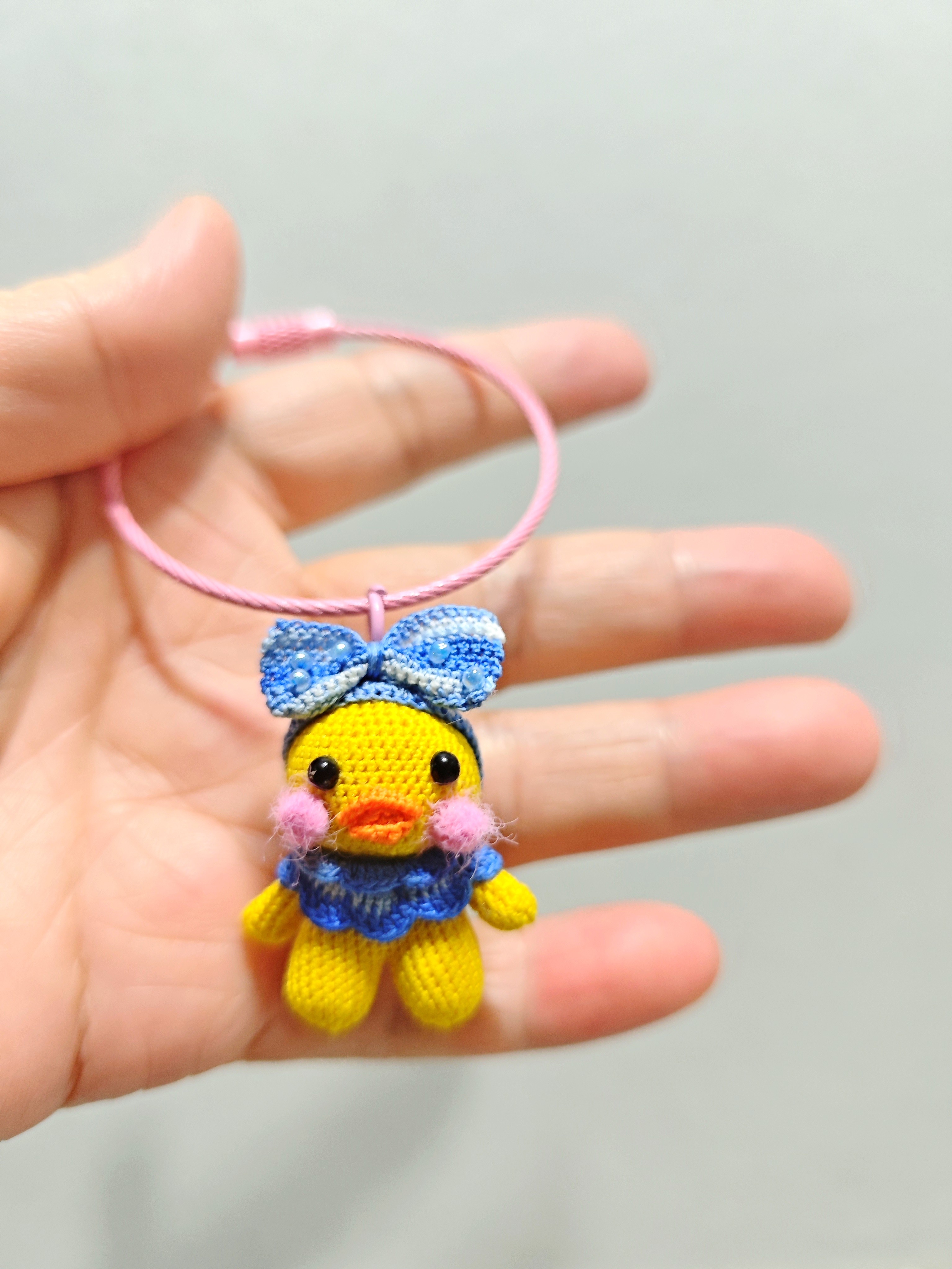 成品 玻尿酸鸭子 鸭子 微钩 DIY仿真材料