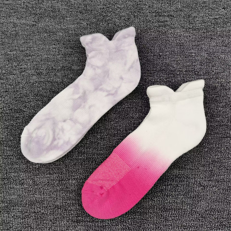 外单加厚毛巾底袜子女纯棉秋季短袜网眼透气运动扎染耳朵大码女袜,女士内衣/男士内衣/家居服,短袜,淘宝优惠券,粉丝福利购,淘宝优惠卷