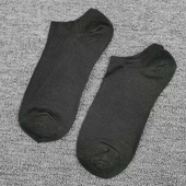 孤品袜子女短筒纯棉袜春夏季 浅口纯黑色简约百搭薄款 女士船袜清仓