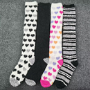 珊瑚绒小腿袜子女冬季加厚保暖袜高筒及膝居家室内睡眠袜女长筒袜