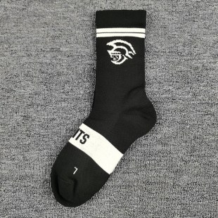 外单袜子女马拉松跑步压力袜男女毛巾底速干运动袜高筒健身骑行袜