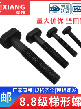 45#钢T型冲床铣床螺杆丝杆螺栓模具压板T形M8M10M12M14M16M20M24