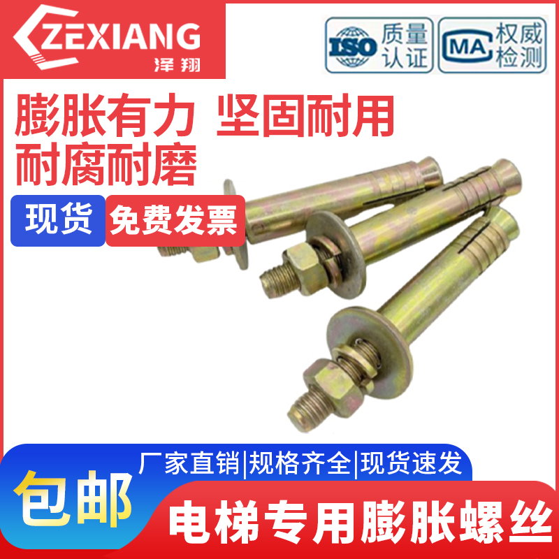 电梯壁虎M12M16国标膨胀螺栓