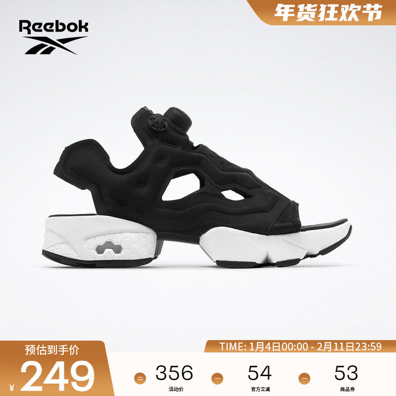Reebok锐步官方女子INSTAPUMP FURY SANDAL复古运动休闲跑鞋