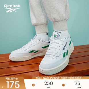 板鞋 REVENGE复古休闲网球风小白鞋 Reebok锐步官方男女CLUB
