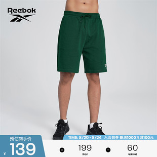 Reebok锐步官方24新品 男女同款 针织柔软舒适休闲运动简约短裤