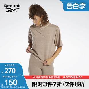 T恤 Reebok锐步官方女子TEE经典 运动休闲透气舒适复古百搭短袖