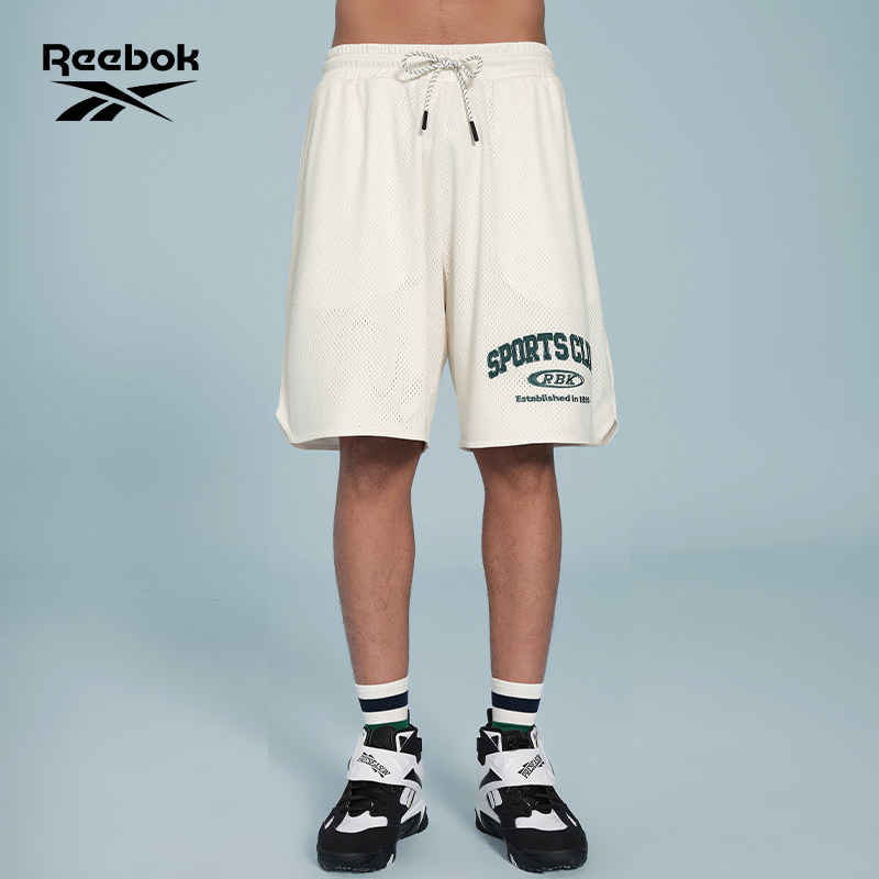 Reebok锐步官方26新品男女情侣款SHORTS百搭舒适运动休闲短裤