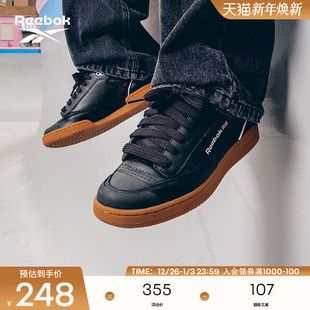 CLUB 板鞋 复古街头休闲面包鞋 BULC美式 Reebok锐步官方男女款