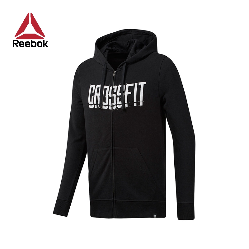 Reebok锐步官方 运动健身 RC Zip Hoodie 男子训练长袖卫衣FLG92