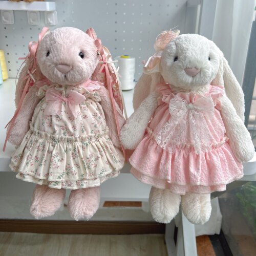 彩菲手作31㎝邦尼兔衣服伽百利兔30㎝裙子中号史马吉兔子娃衣礼物