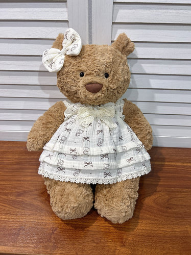 Jellycat巴塞罗熊衣服玩偶着替巴纳布斯猪裙子小熊娃衣泰迪熊裙子