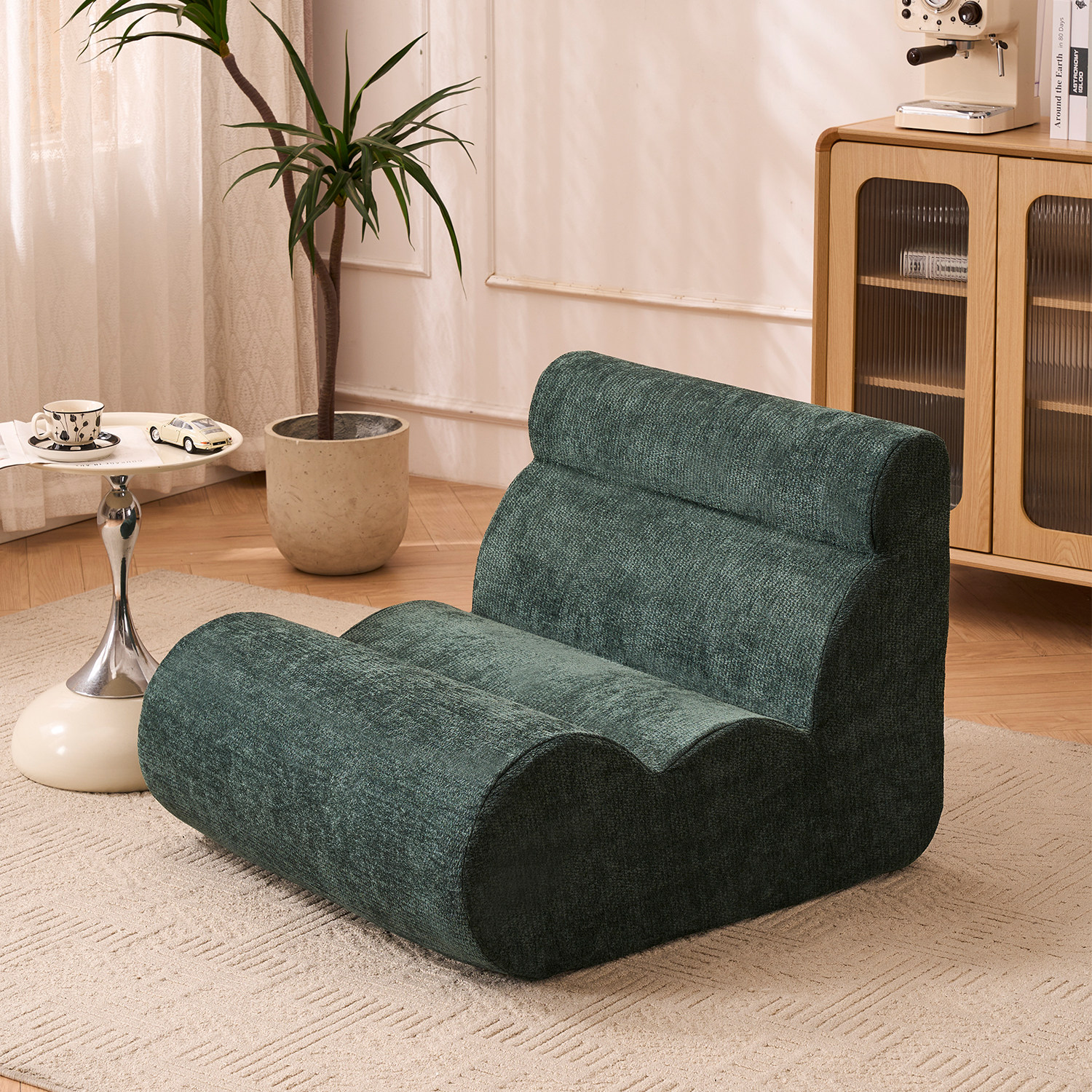 毛毛虫沙发椅真空压缩单人榻榻米小户型客厅阳台休闲简约懒人沙发