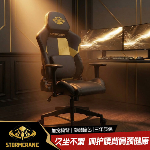 电竞椅护腰人体工学游戏椅家用久坐舒服电脑椅打游戏椅子