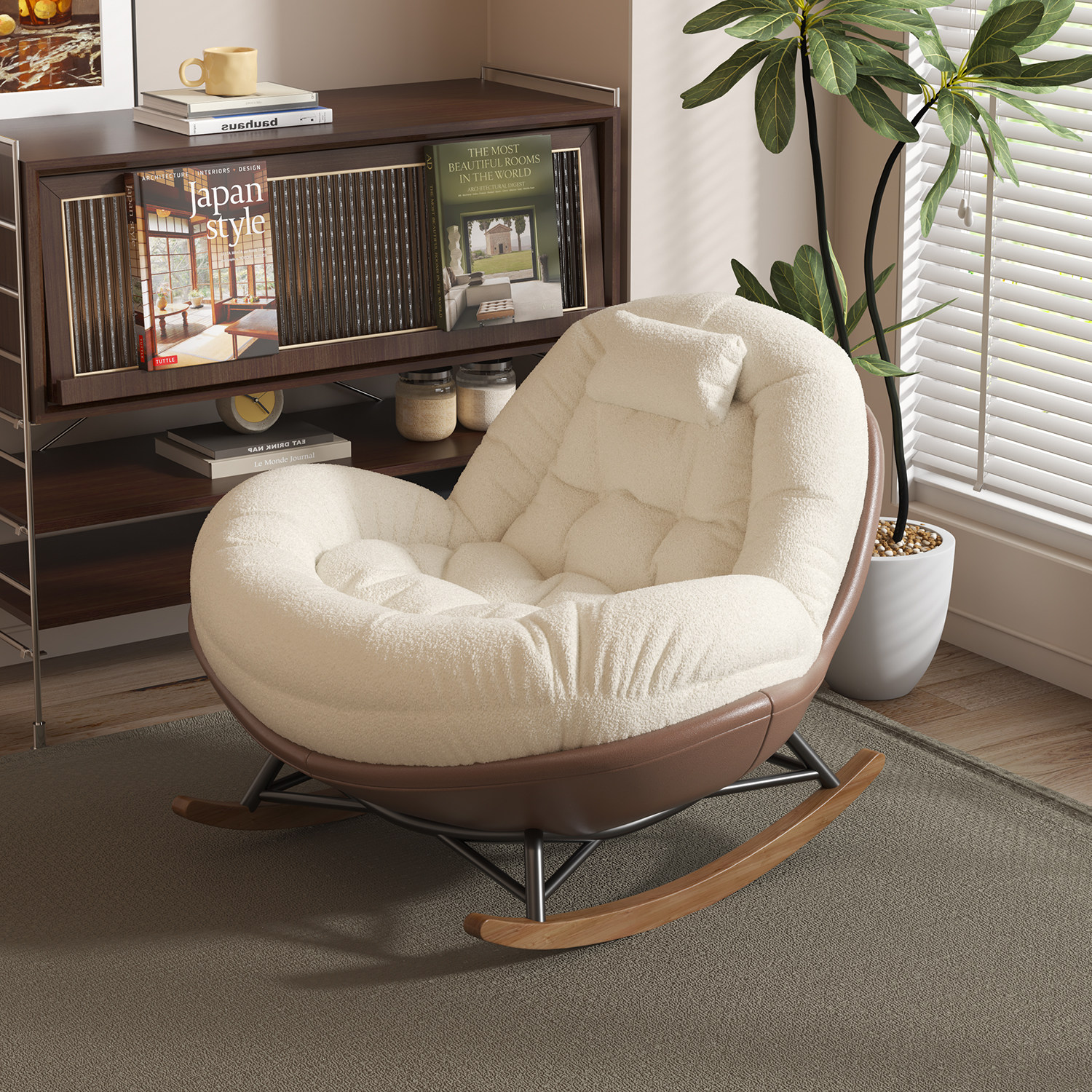 摇摇椅大人躺椅家用阳台休闲椅单人懒人沙发休闲摇椅客厅新款摇椅