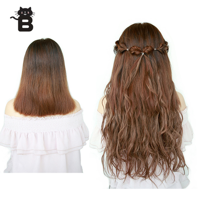 日本逼真蓬松无痕假发片