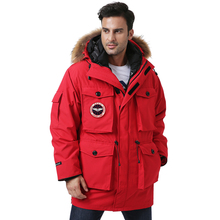 LuxuryLane男士加厚羽绒服冬季中长款三合一可拆卸内胆连帽多口袋