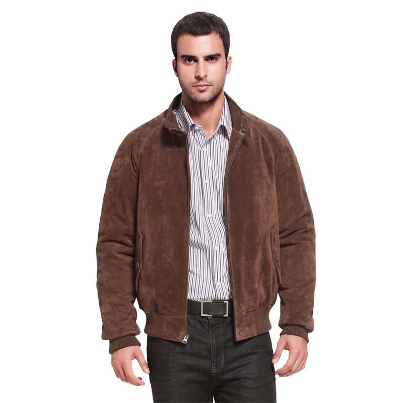 男装二战真皮绒面245909短夹克