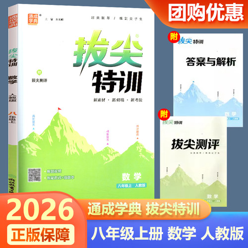 拔尖特训八年级上册数学人教版