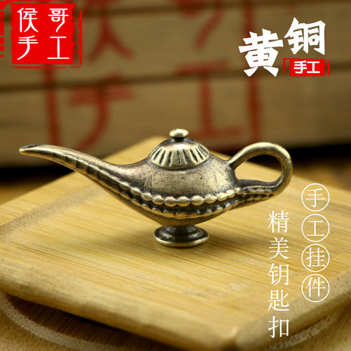 侯哥手工复古黄铜纯黄铜神灯