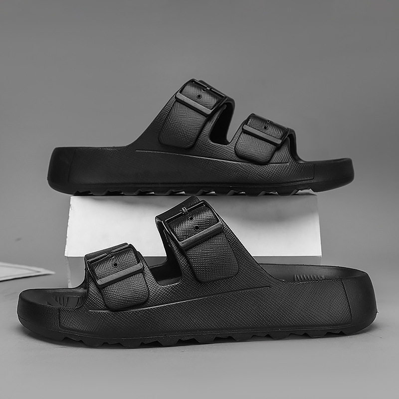 eva搭双扣一字拖鞋男轻便跨境大码休闲沙滩鞋户外穿拖鞋现货代发,流行男鞋,一字拖,淘宝优惠券,粉丝福利购,淘宝优惠卷