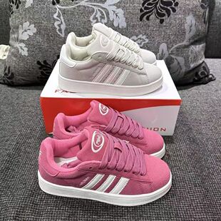 透气潮流运动鞋 2026新款 子休闲百搭板鞋 学生鞋 火龙果少女粉面包鞋