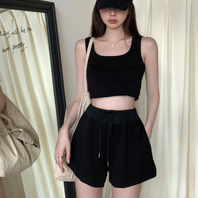 2025夏季新款可盐可甜高级感套装时尚网红女神范两休闲运动件套