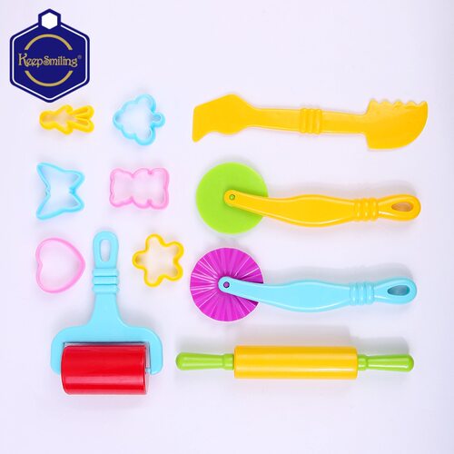 11件套橡皮泥工具 儿童益智DIY玩具 黏土彩泥造型模具套装