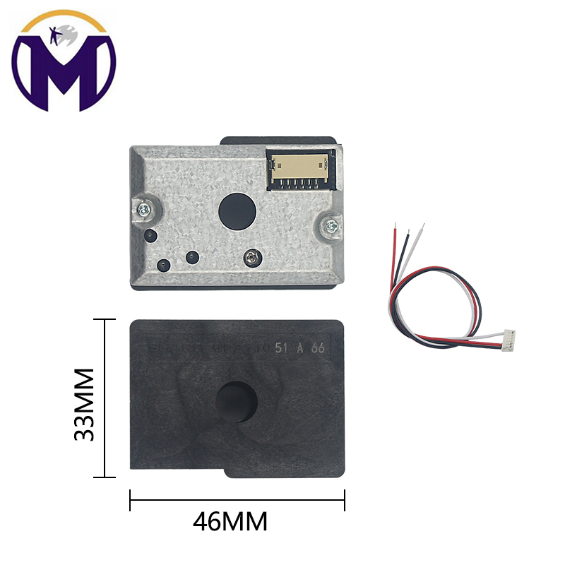 夏普二代升级版 GP2Y1051AU0F PM2.5粉尘传感器 0外围电路 5V串口