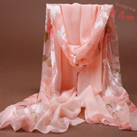 Модный зимний шарф, универсальная демисезонная шифоновая летняя большая пляжная накидка, в корейском стиле