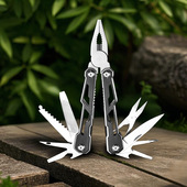 全钢钳多功能露营组合工具钳子折叠迷你小刀开瓶器随身便携螺丝刀