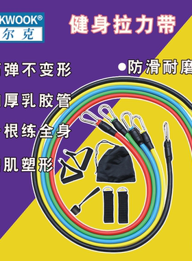 WOLK WOOK拉力绳多功能弹力绳男士拉力绳胸肌训练健身器材家用绳