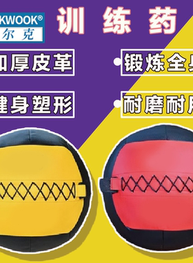 WOLK WOOK健身软药球实心球平衡康复训练锻炼身体强身健体重力球
