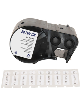 贝迪BRADY M510/M511打印机标签 M5-118-499/M5C-1500-499 尼龙布标签