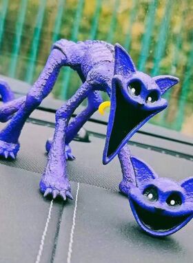 跨境波比游戏3smiling critters恐怖微笑动物CATNAP瞌睡猫手办摆