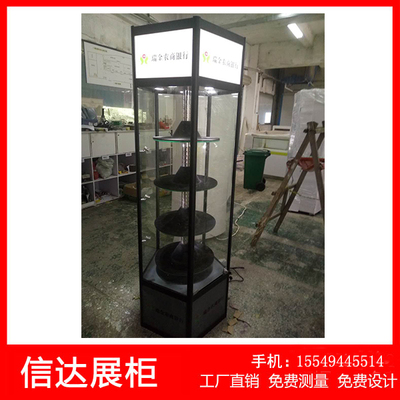 瑞金烤漆咨询台带锁展示柜定制