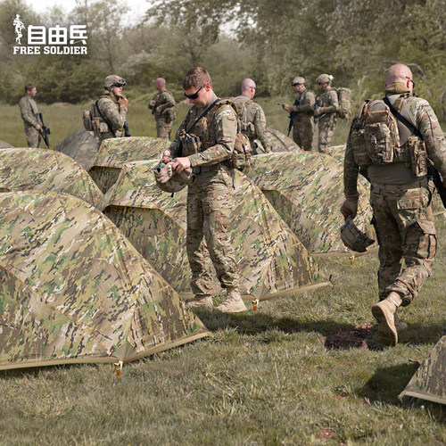 防雨自由兵帐篷单人双层