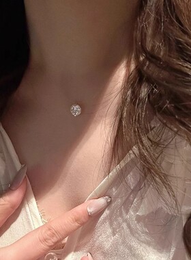 S925纯银人鱼项链女款小众